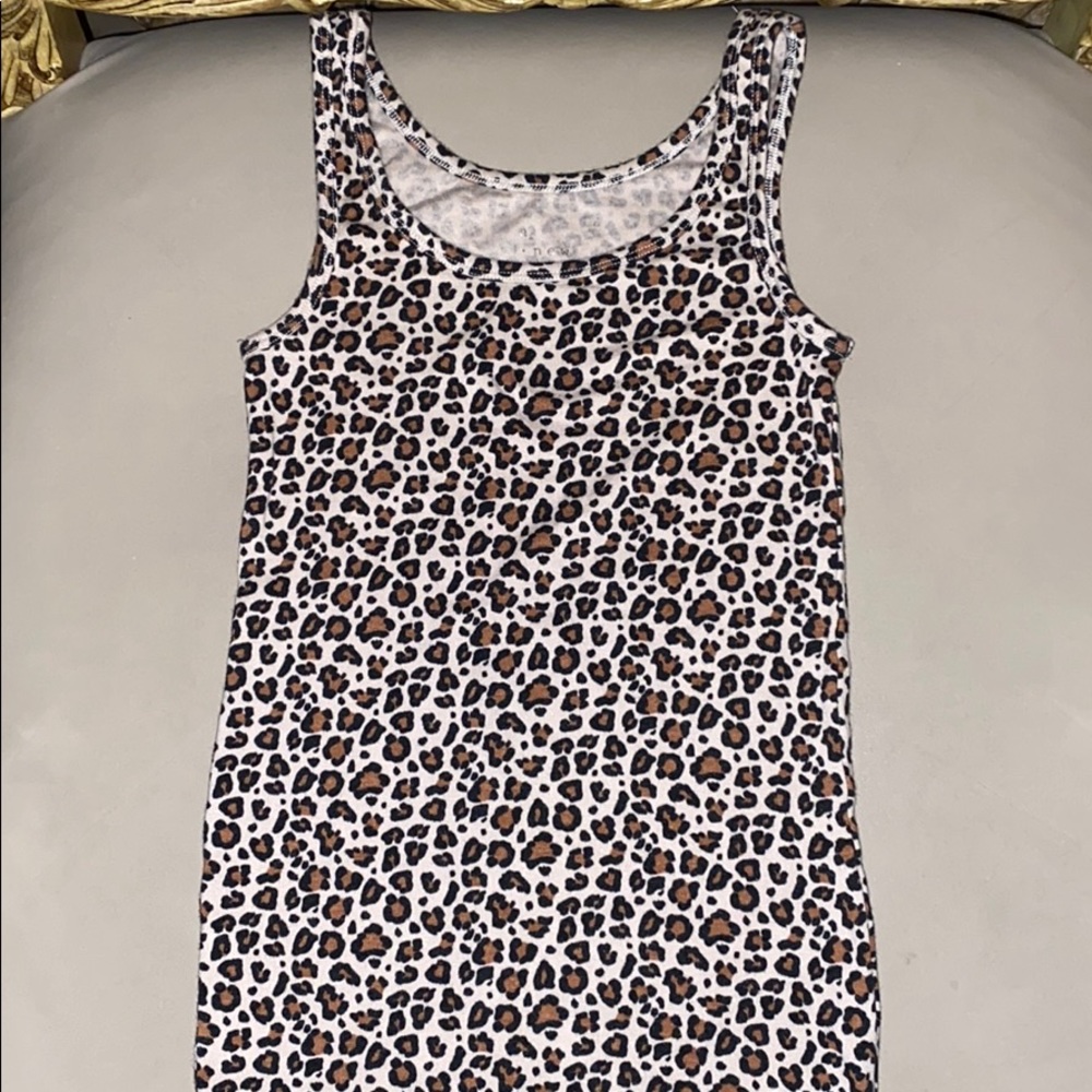 Cheetah tank top